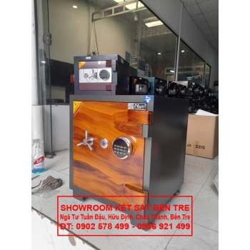 Két Sắt Sơn Phong Thủy NT60 Vân Gỗ